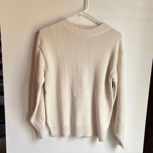 Jessica Simpson Ivory Crewneck Sweater